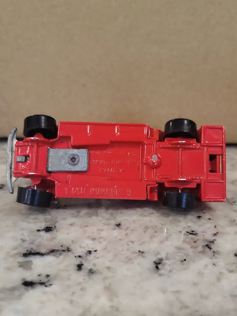 Hot Wheels 1980 Old Number 5 Fire Truck